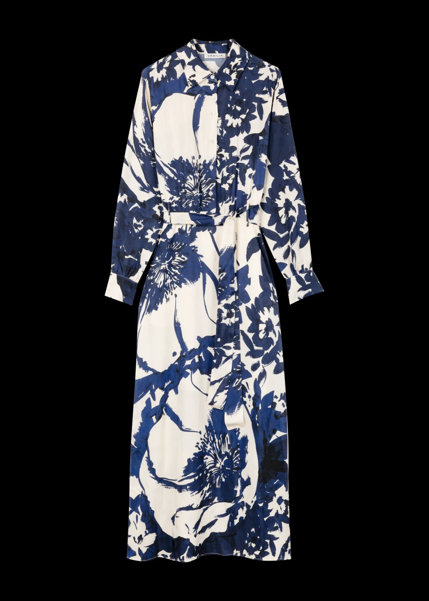 Viscose Maxi-Jurk Met Bloemen*Vanilia Cheap