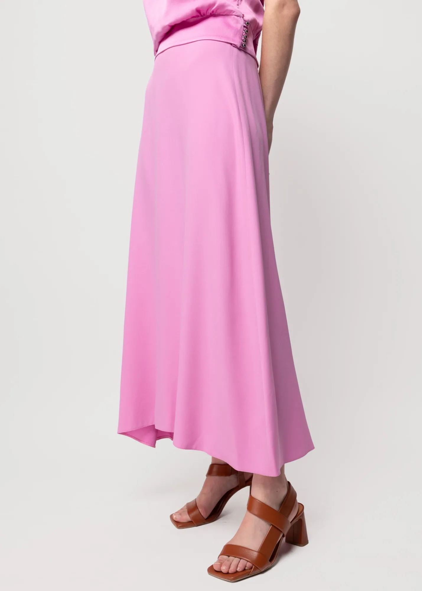 Viscose Midi Rok*Vanilia Sale