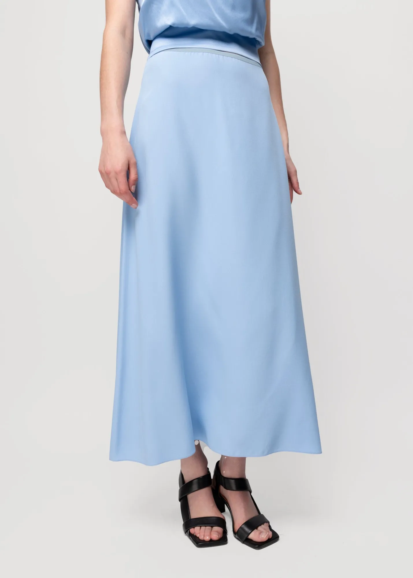 Viscose Midi Rok*Vanilia Hot