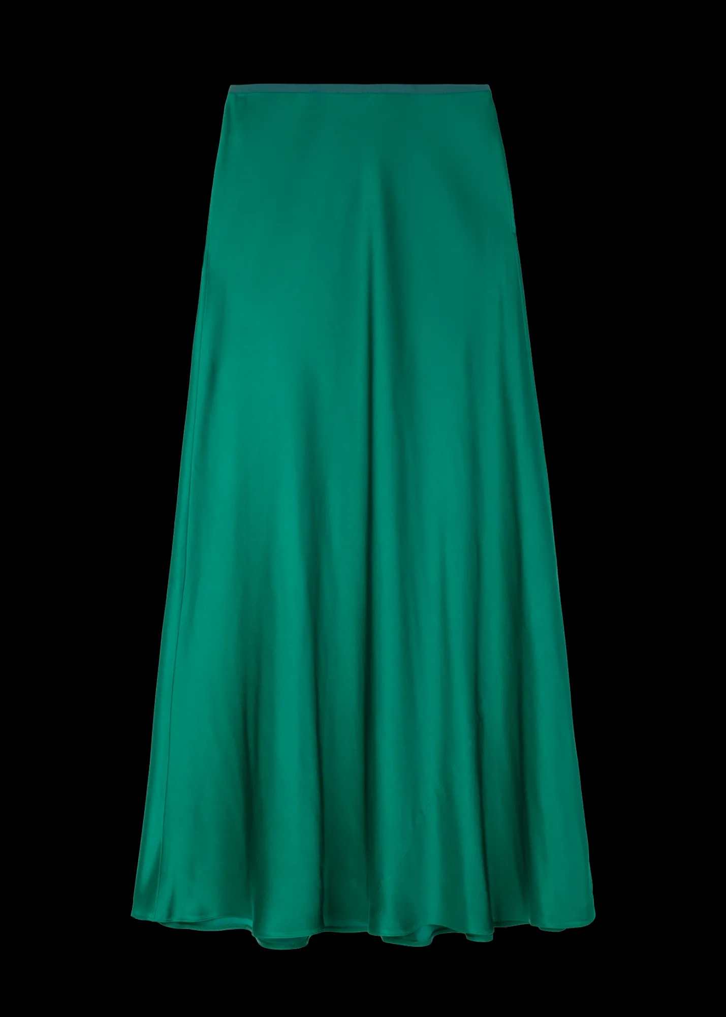 Viscose Midi Rok Groen*Vanilia Cheap