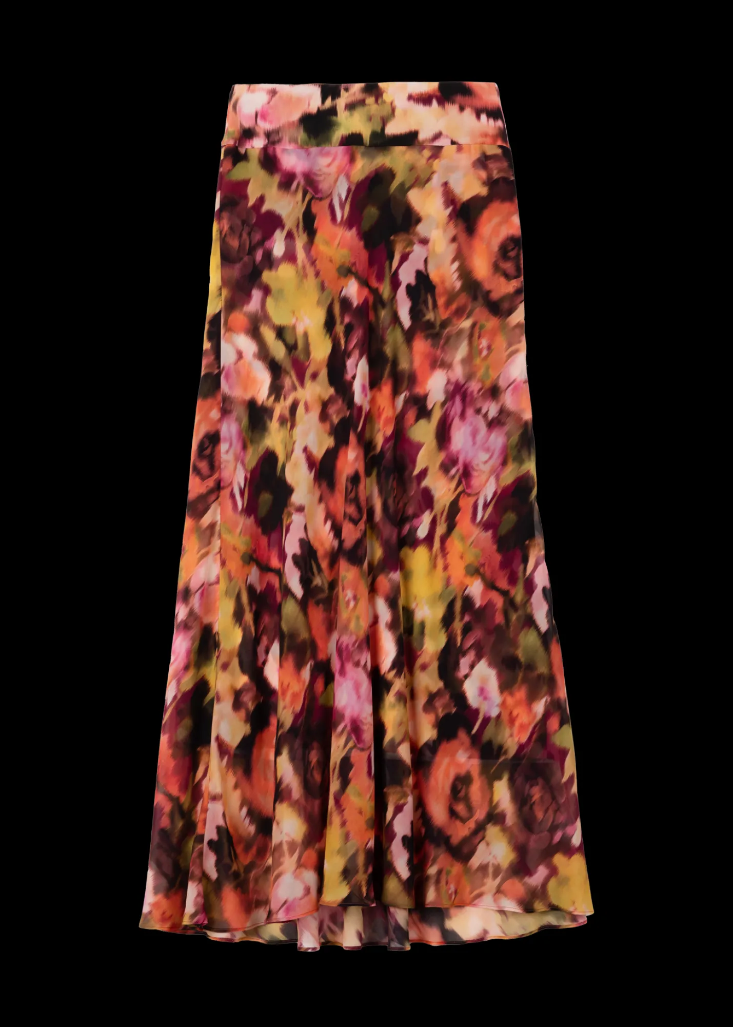 Viscose Midi Rok Met Print*Vanilia Discount