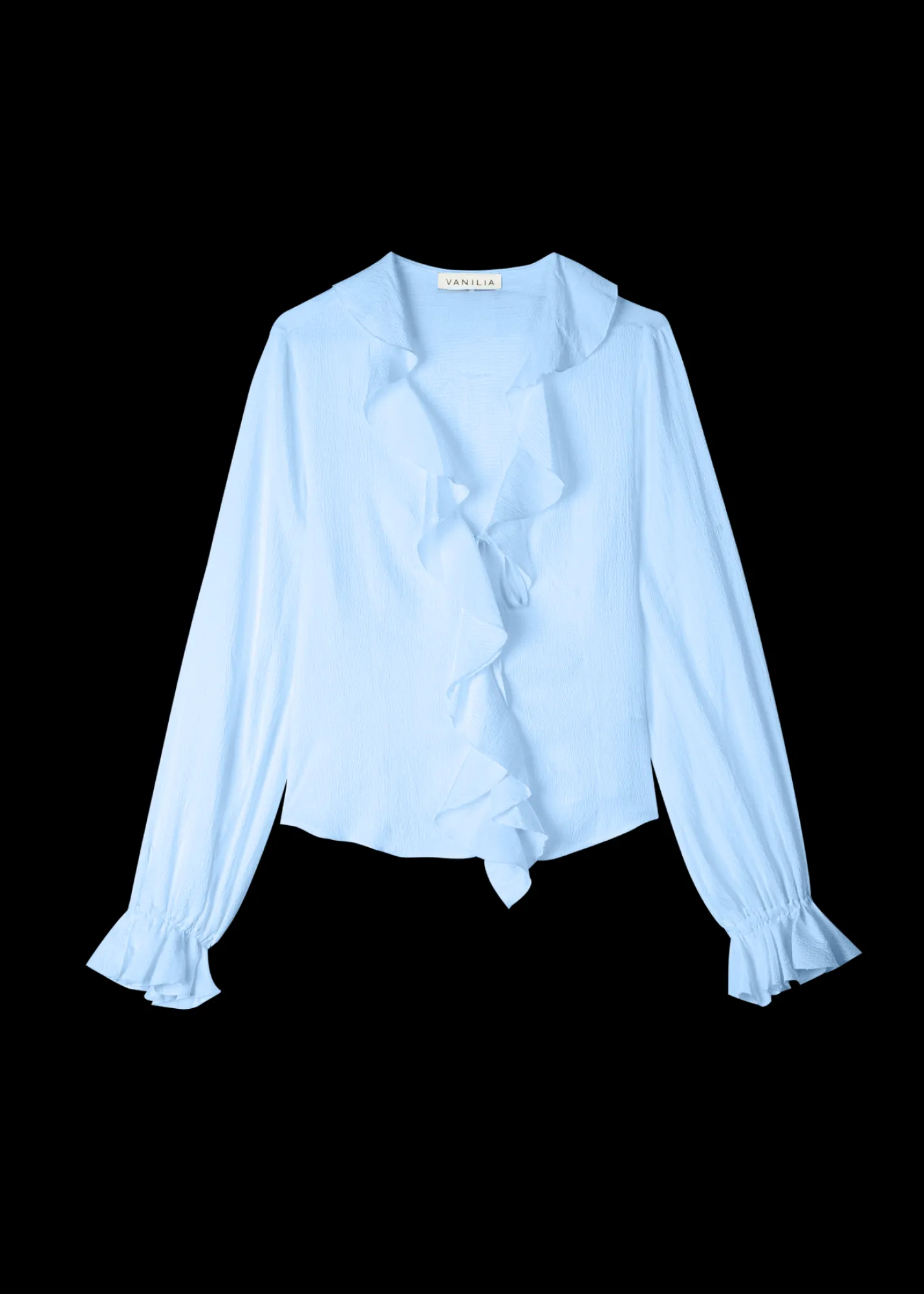 Viscose Ruffle Blouse*Vanilia Clearance