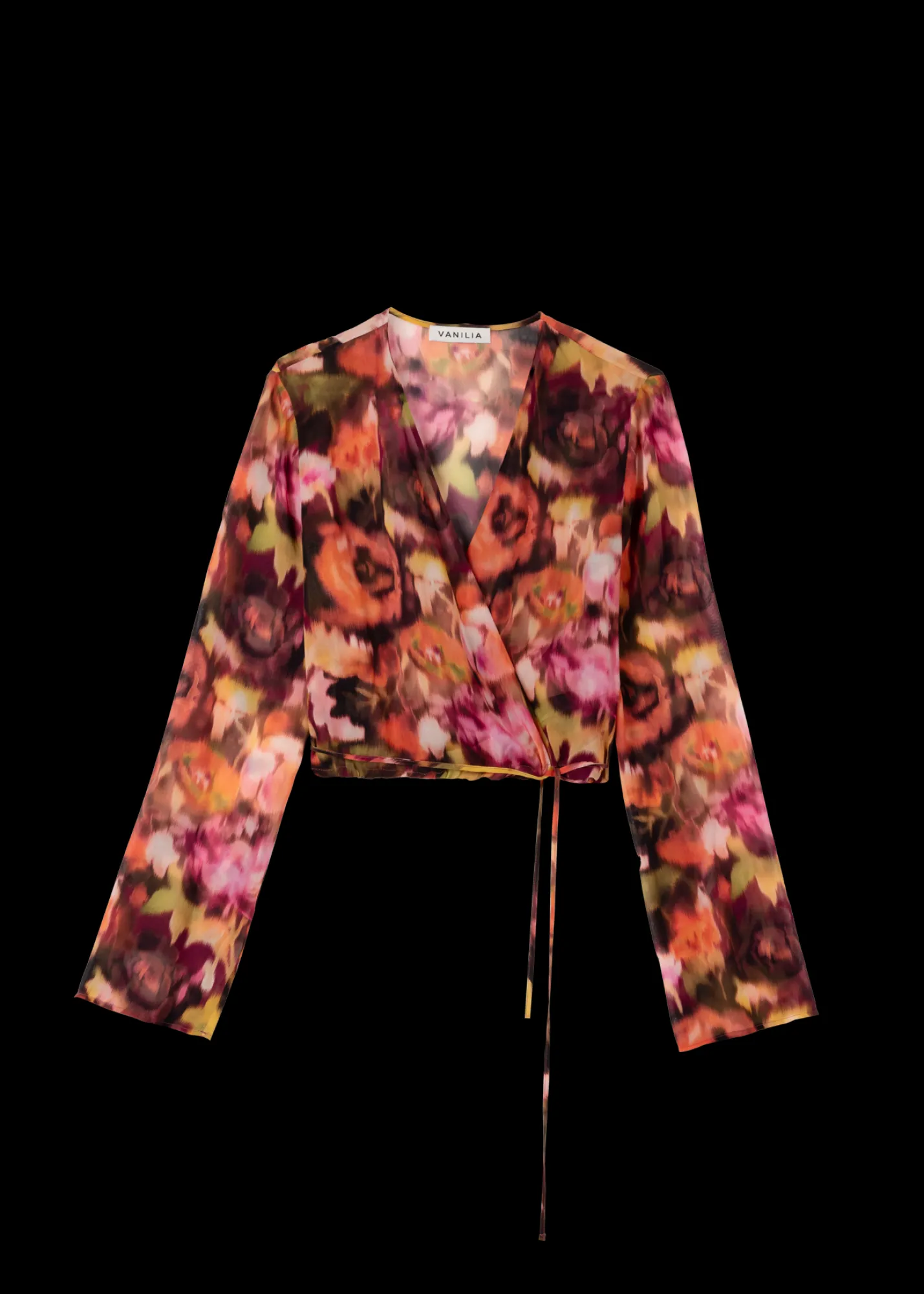 Viscose Wrap Blouse*Vanilia Outlet