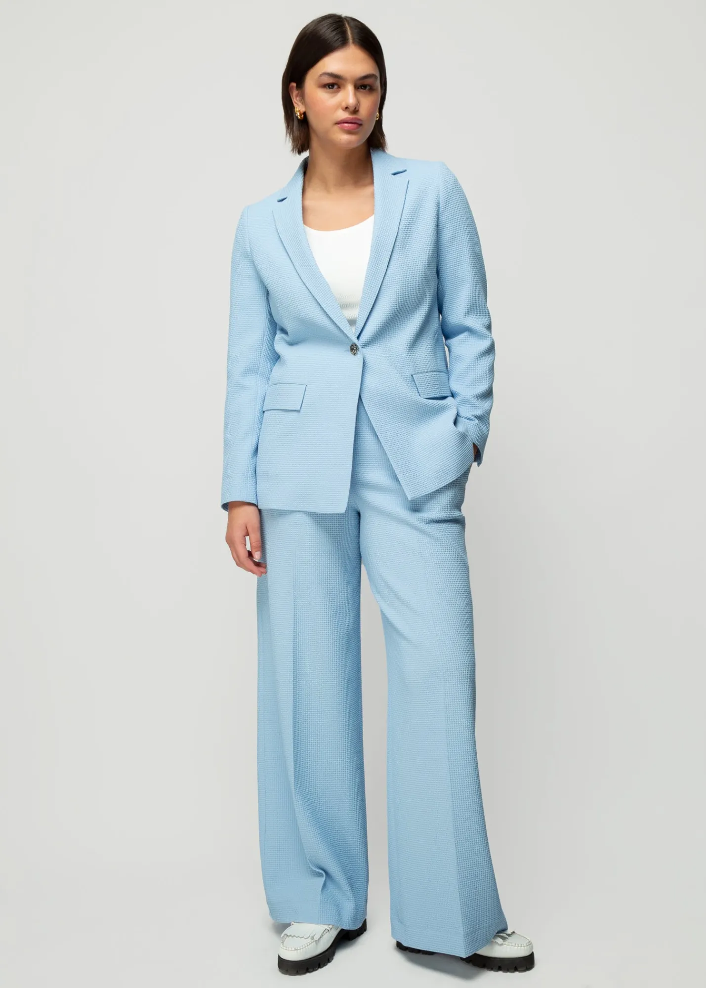 Wafel Structuur Blazer*Vanilia Clearance