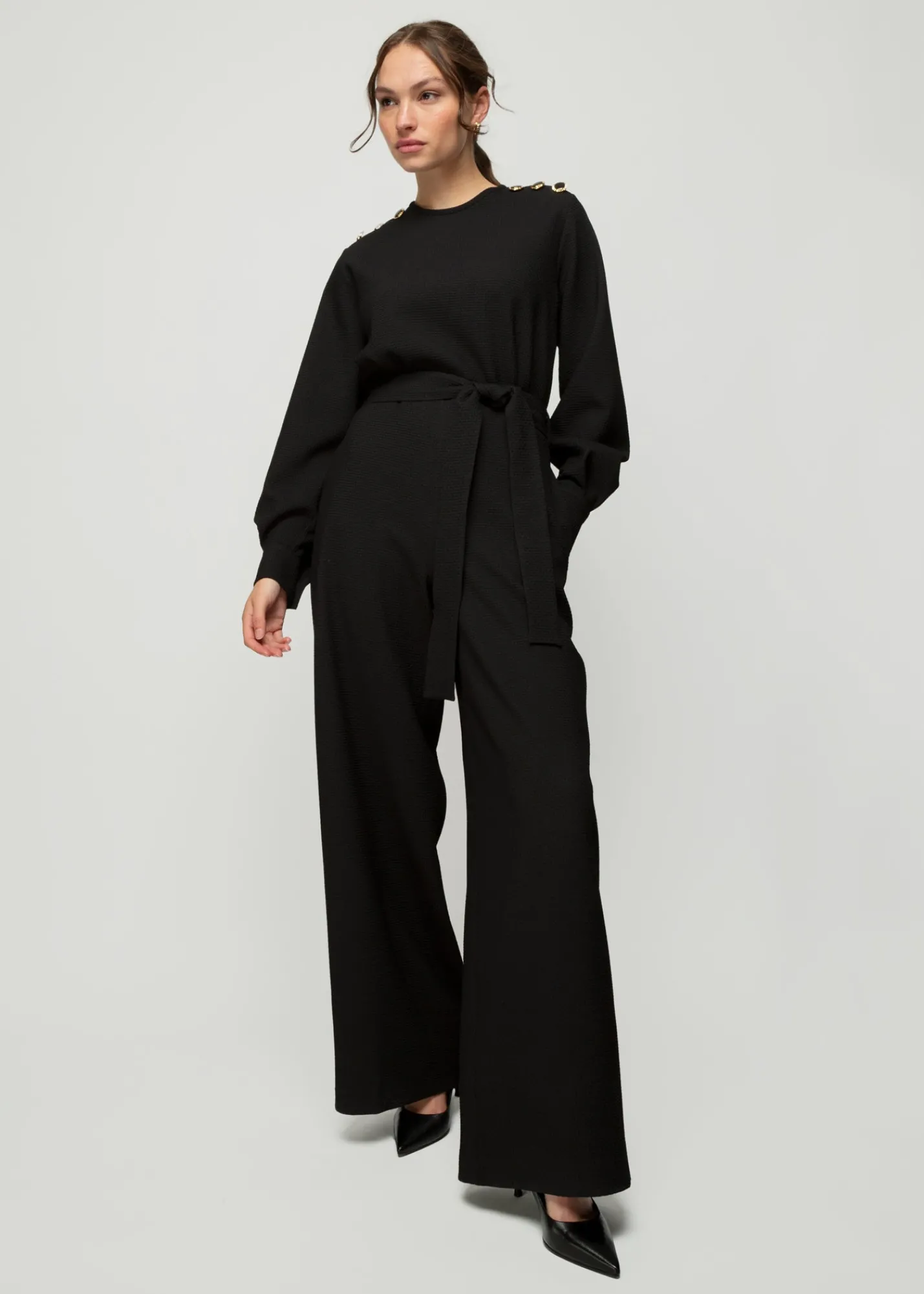 Wafel Structuur Jumpsuit*Vanilia New
