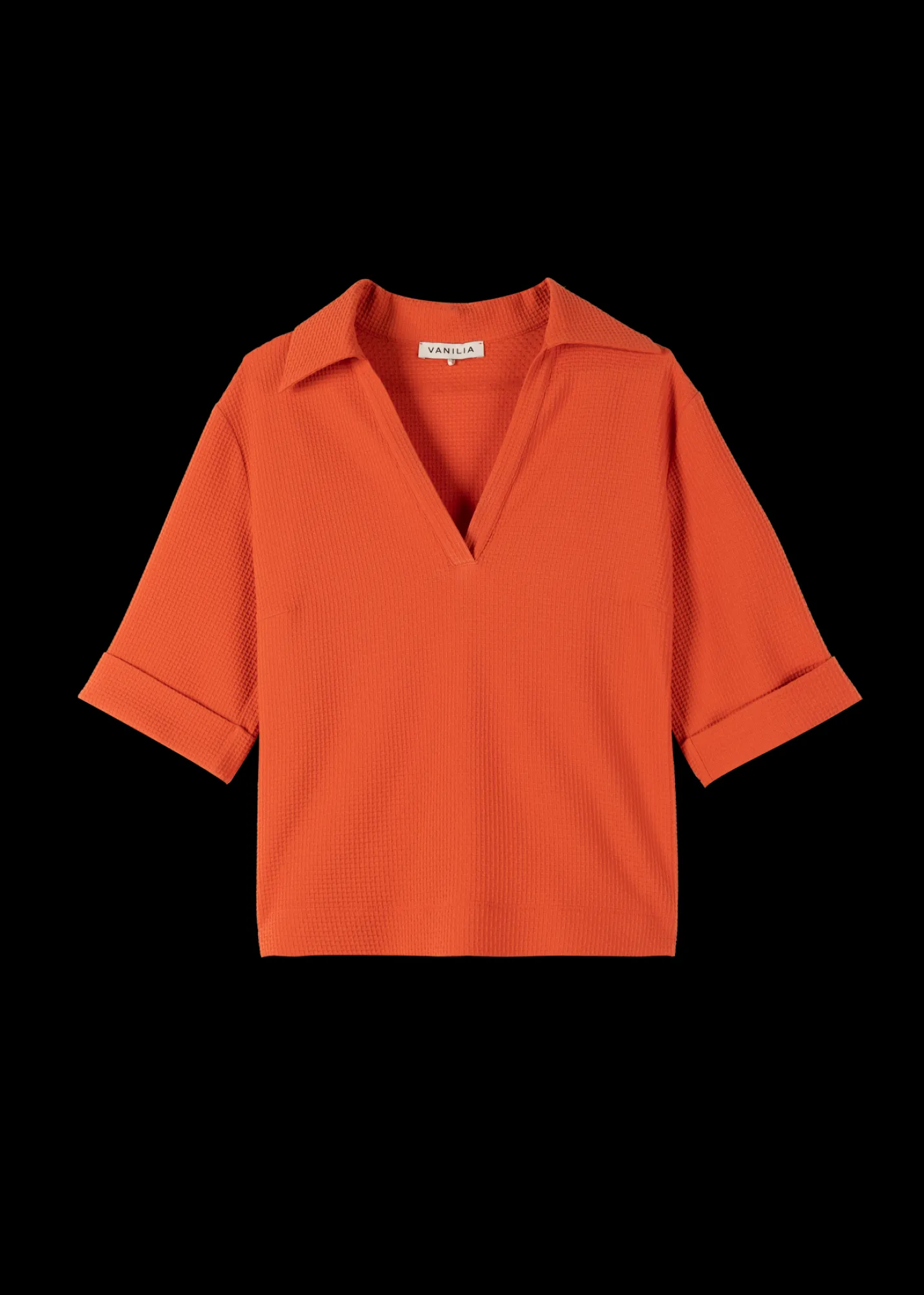Wafel Structuur Polo*Vanilia New