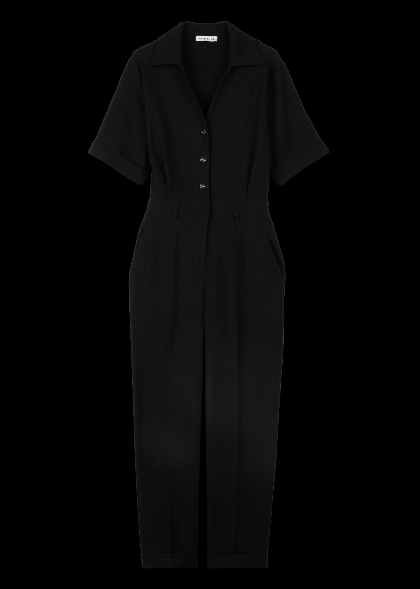 Wafelstructuur Jumpsuit*Vanilia Fashion
